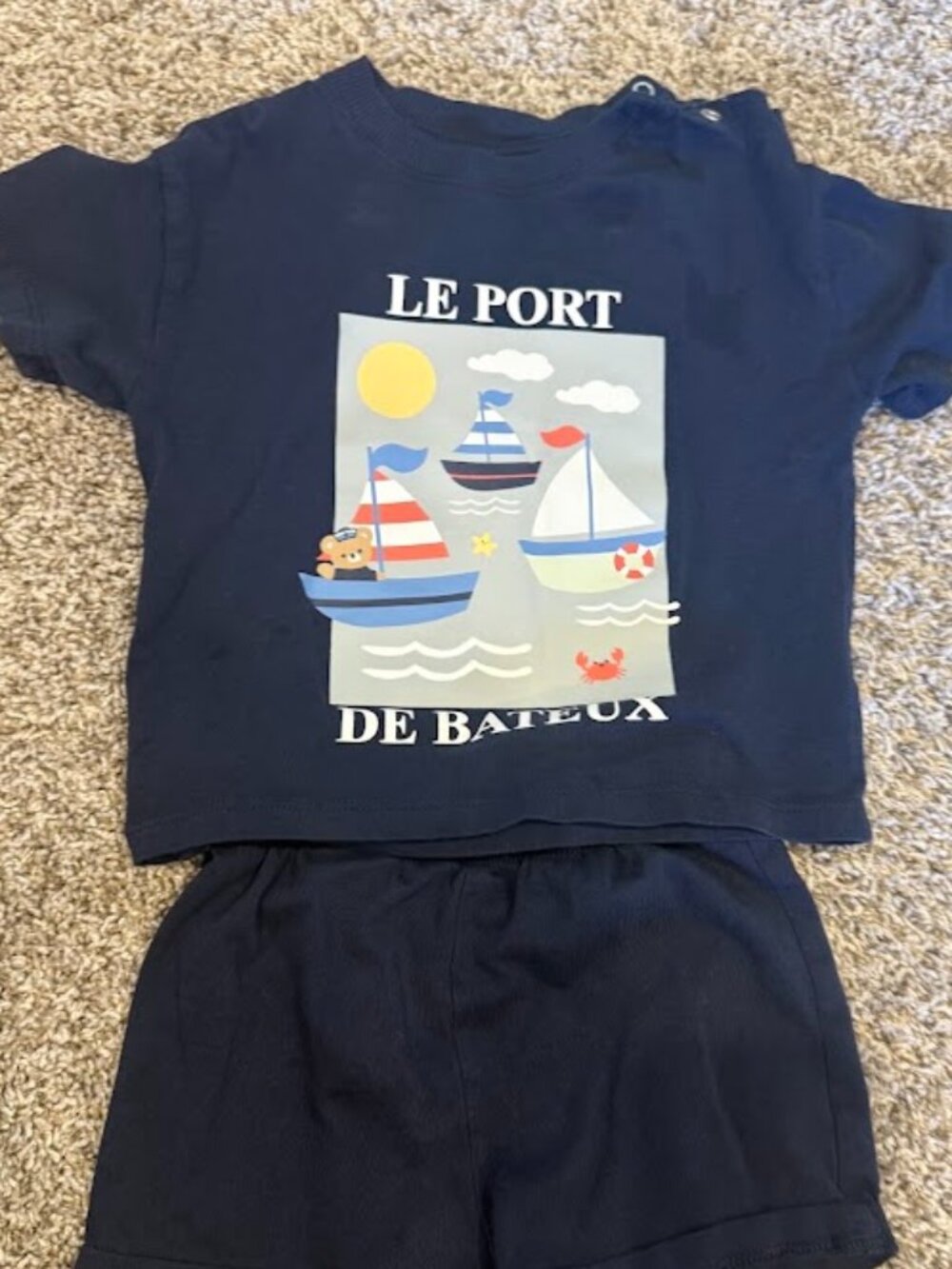 H&M French Matching Set | Size US12M